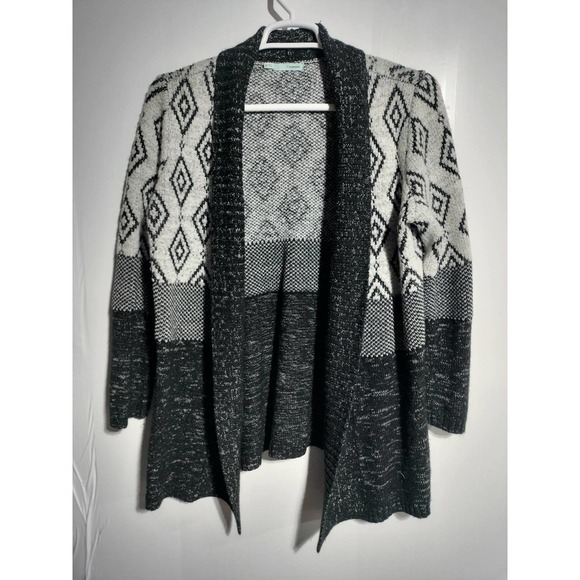 Maurices Cardigan Sweater black and gray woman plus size XXL - Picture 1 of 5